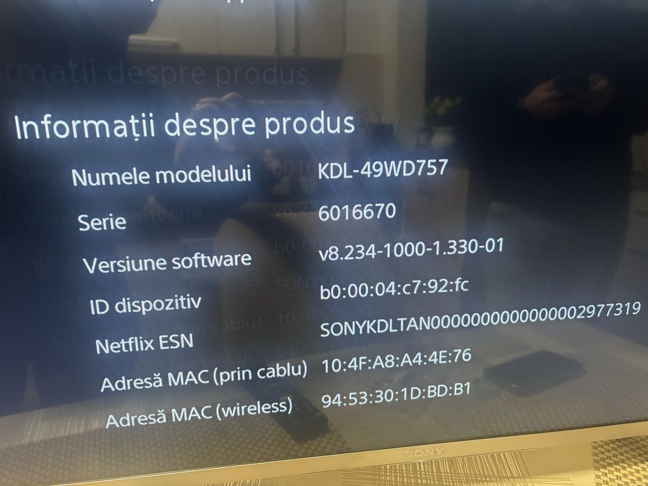 Televizor Sony Smart TV 128 CM