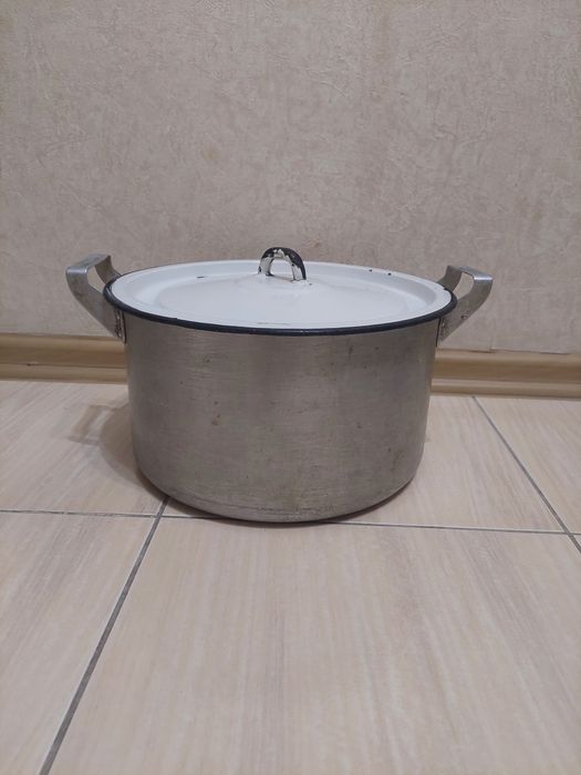 Кастрюля алюминиевая, 6л