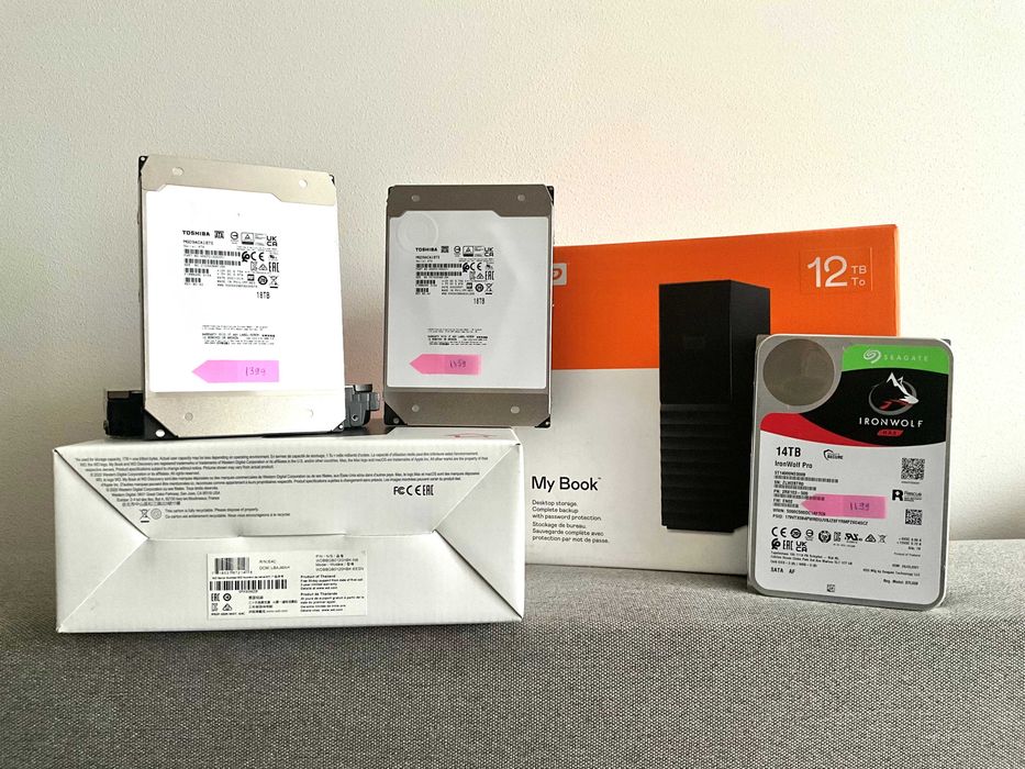 HDD Toshiba MG07ACA14TE 14TB Enterprise | SMART OK | 8988h functionare