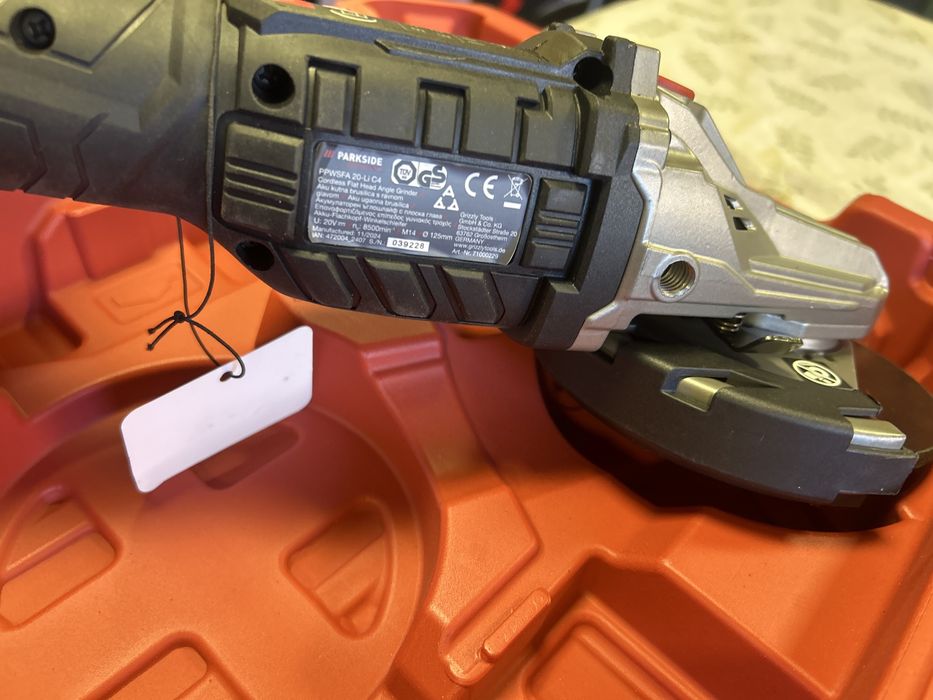 Акумулаторен ъглошлайф parkside perfomance