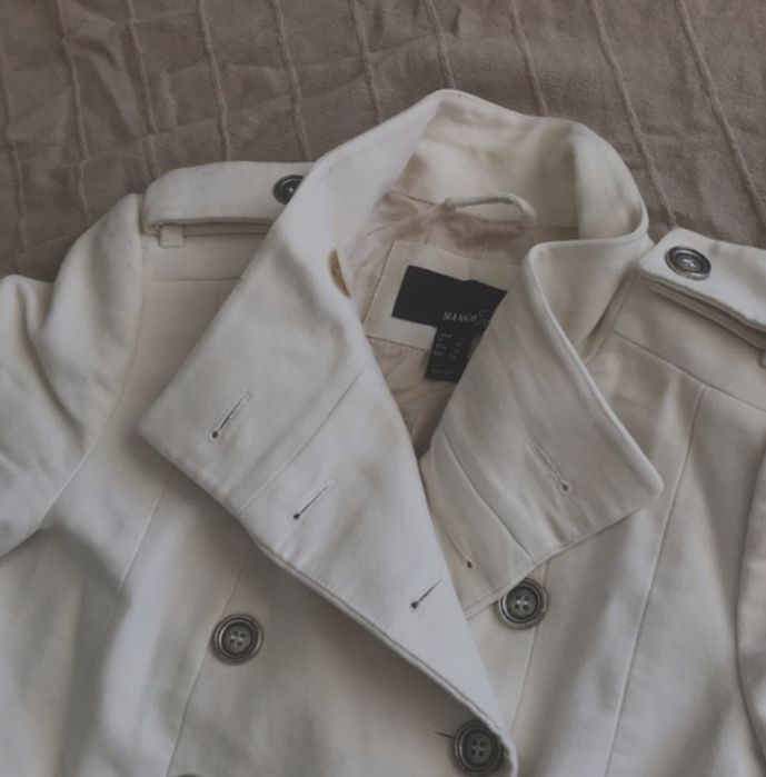 Палто Mango 100 % памук