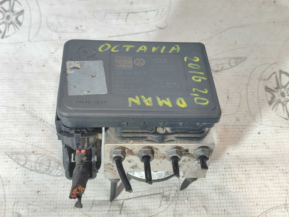 Pompă ABS modul Skoda Octavia Mk3 5E 2013-2019 2016 2.0 Diesel 110kW Manuală Cod OEM: 5Q0614517AF (4I1)