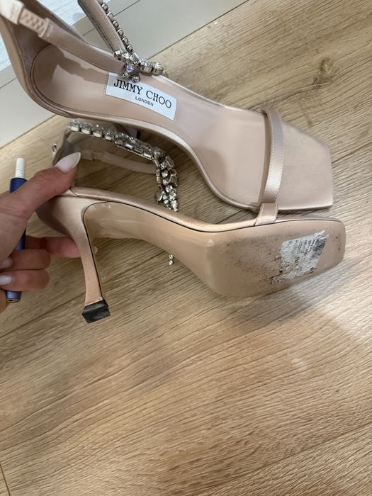 Уникални сандали ток токчета Jimmy choo