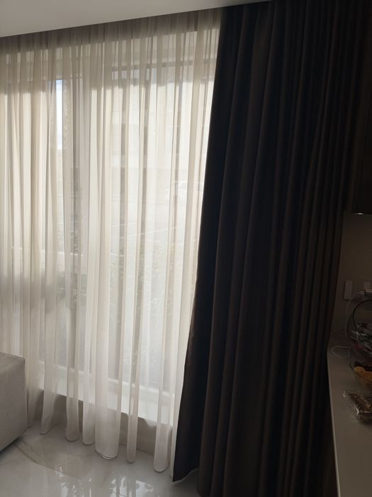 Тънки пердета+завеси