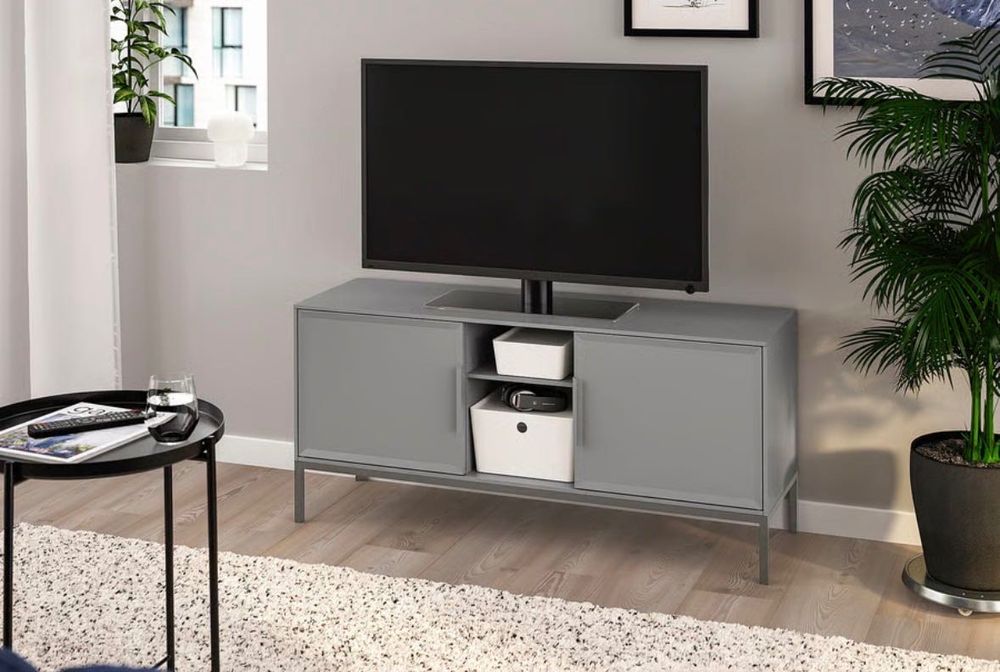 IKEA ТВ шкаф 114 см сив като нов