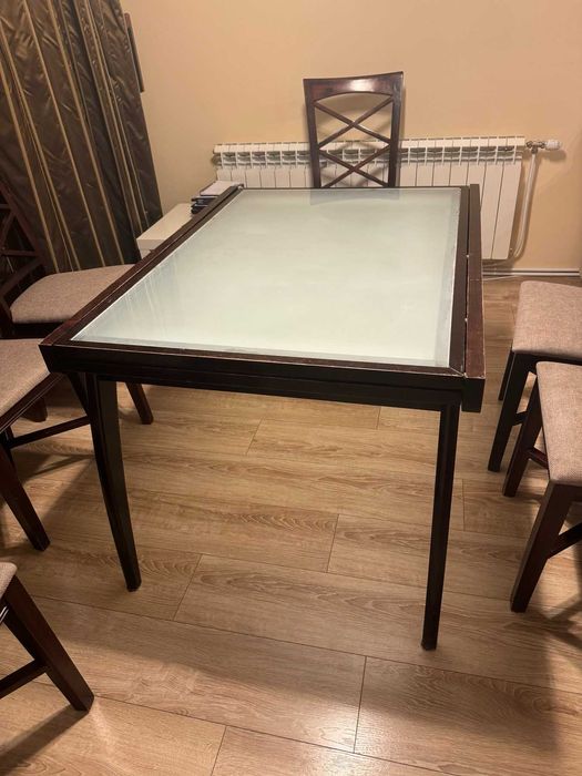 Трапезна маса разтегателна 90смХ120см(240см)