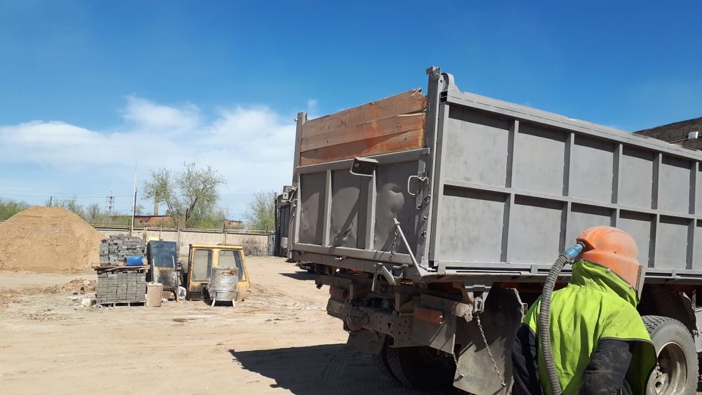 пескоструй очистка.