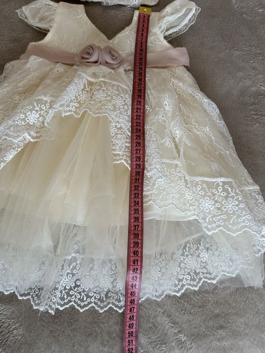Andreeatex - rochie de ocazie bebe 9-12 luni