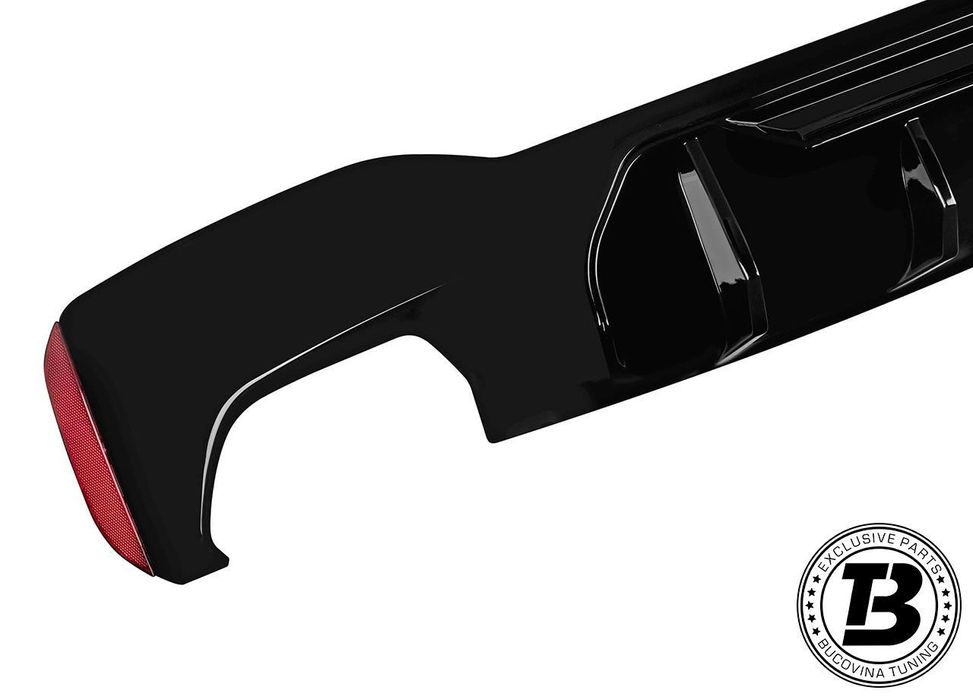 Difuzor Bara Spate cu Ornamente compatibil cu BMW Seria 5 G30 G31 M5 Design