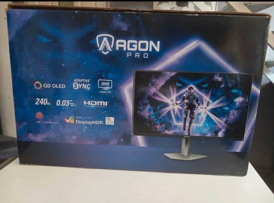 Monitor Gaming AOC AGON PRO AG276QZD2 QD-OLED 27" 2K 240Hz 0.03ms