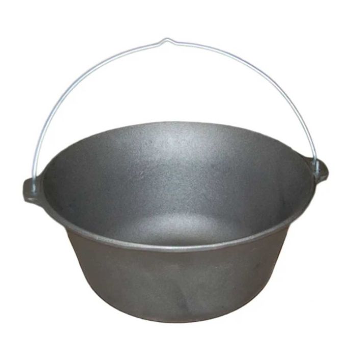 Ceaun din fonta natur 10L