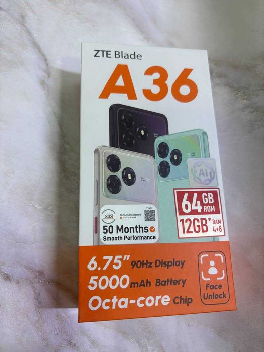 ZTE Blade A36 64гб (г.Кандыагаш) 842937