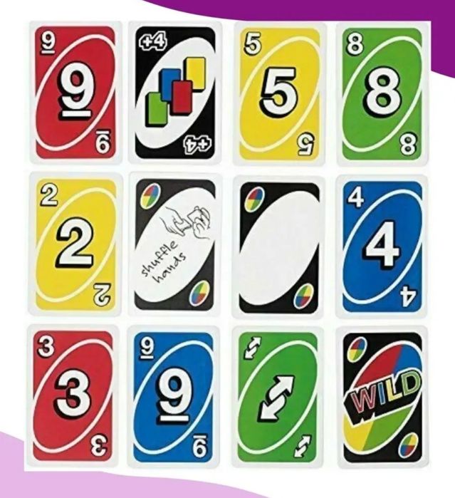 Настольная игра УНО/UNO WILD 112 карт. Новая. Доставка 24/7