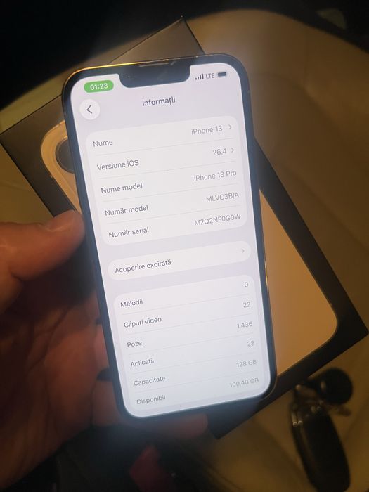 Iphone 13 pro foarte ingrijit 128 gb