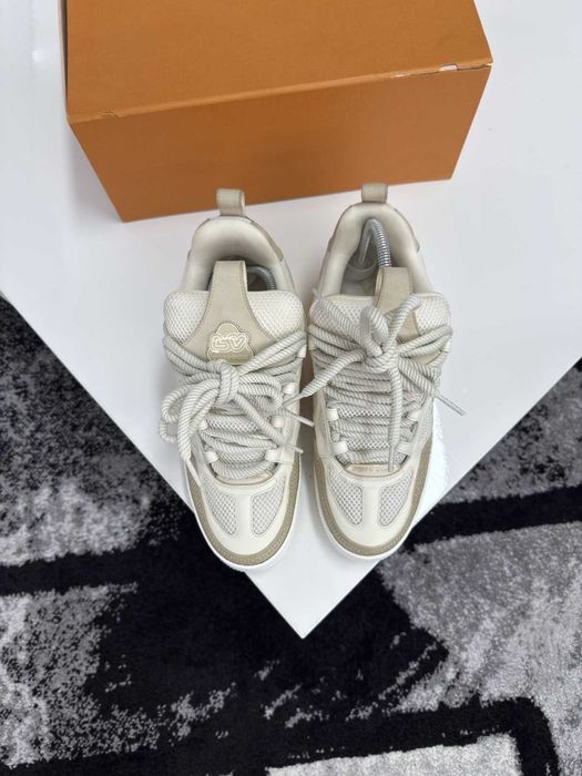 #EDITIE LIMITATĂ# Louis Vuitton LV Skate Bej Crem - Verificare Colet