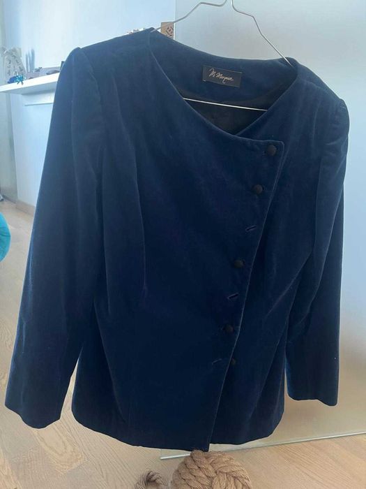 Sacou Luxury M.MARQUISE Custom Design – Catifea Albastră – Mărimea S