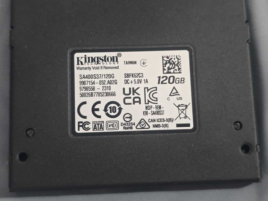 SSD Solid State Drive Kingston A400 120GB SATA III 2.5 SA400S37/120G
