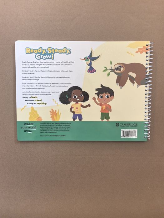 Ready, Steady, Grow! Level 1 Cambridge Комплект Учебник и Учебна Тетра