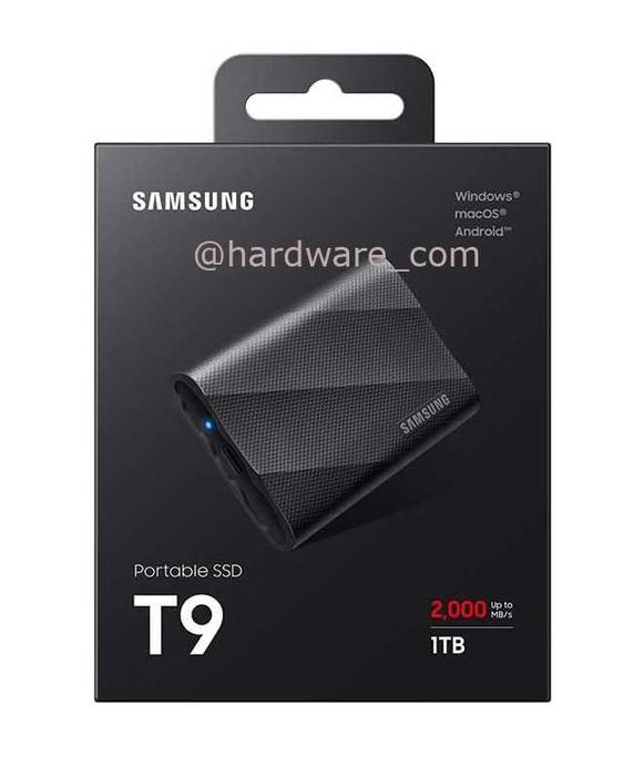 Samsung T9 2TB Новые в упаковке. Made in Vetnam.