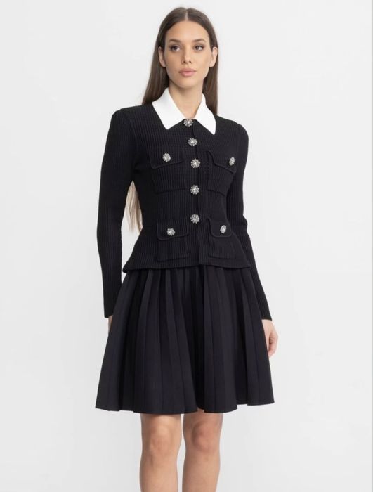 Дамска Официална Рокля в Черен Цвят