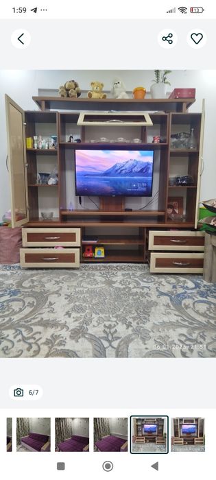 продается горка для зала и гостиной в идеальном состоянии