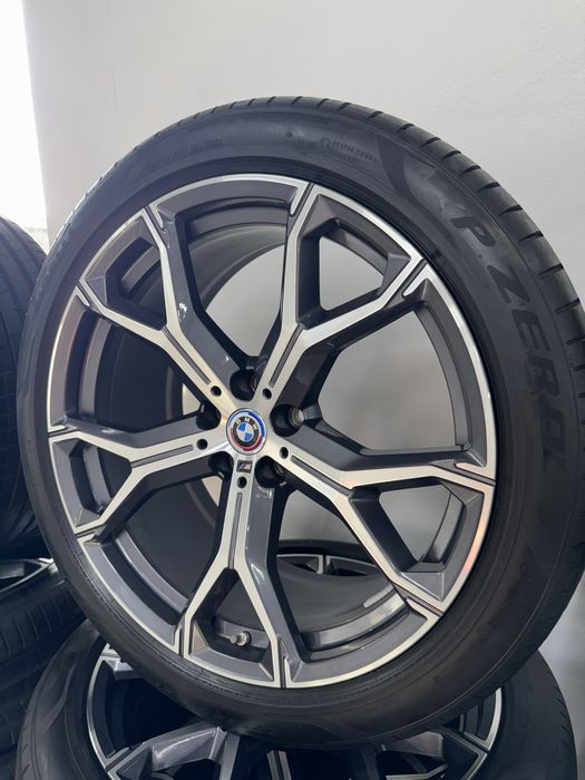 Jante Bmw X5 X6 R21 G05 G06 Originale M741 Pirelli de vara 90% 40/2023