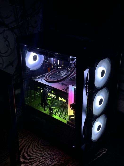 Игровой ПК i9-10900F RTX 3070 Ti GameRock 32GB RAM 1TB SSD + 1TB HDD