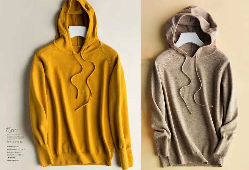 Женские худи, пуловеры, свитера с капюшоном