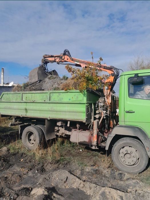 вывоз мусора, доставка угля услуги грейфера.вывоз снега.