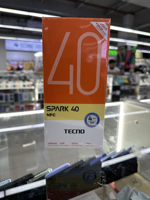 Spark tehno 40 новый 256гб