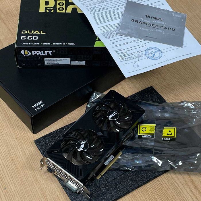 Видеокарта Palit GeForce GTX 1660 Ti Dual 6GB