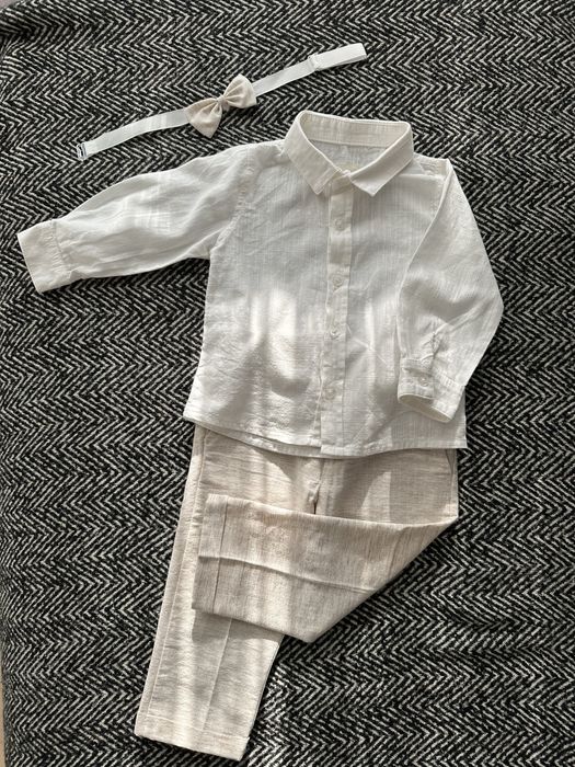Ленен костюм бебе