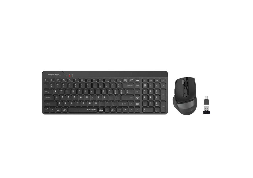{ Клавиатура и мышь A4Tech FG2400 Wireless Black