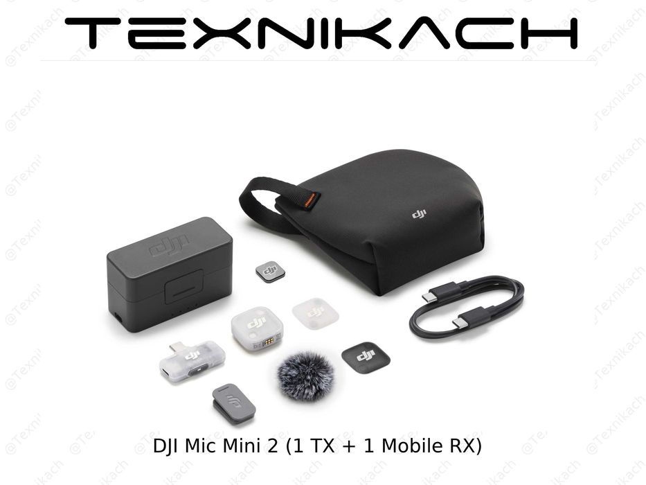 Новый DJI Mic Mini 2 (1 TX + 1 Mobile RX) Доставка