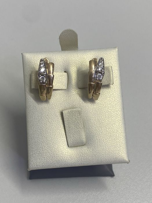 Золотые серьги #КН1276