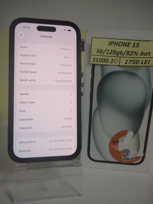 iPhone 15 128Gb(efn)