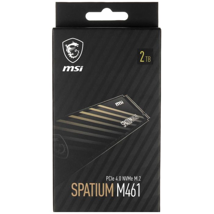 - Твердотельный накопитель SSD M.2 2TB MSI SPATIUM M461 NVMe PCIe