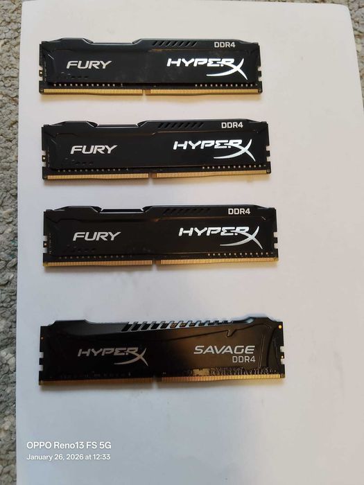 DDR2, DDR3, DDR4, SSD Samsung Evo 860