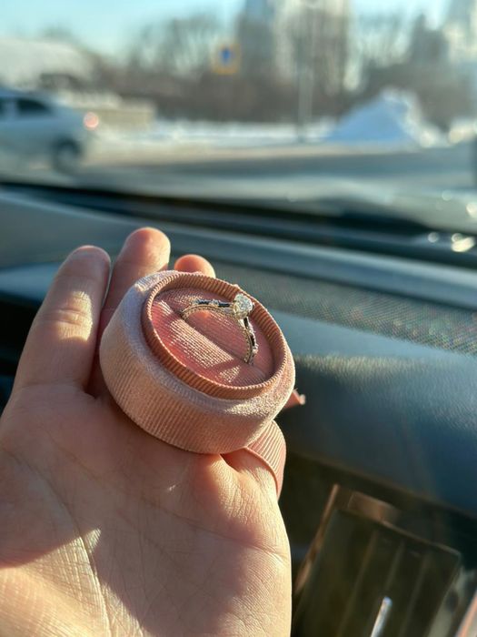 Кольцо с бриллиантом 1,54 карата