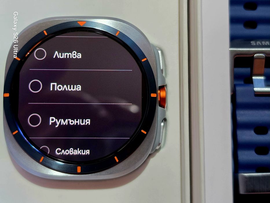 Samsung Watch Ultra Titanium Blue! Чисто Нов!
