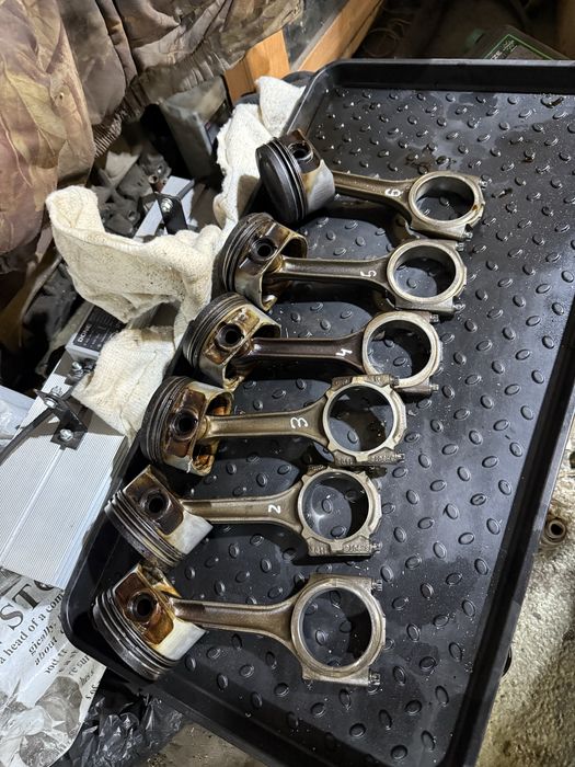 Шатуны ауди а6 100 б4 2.6 2.8