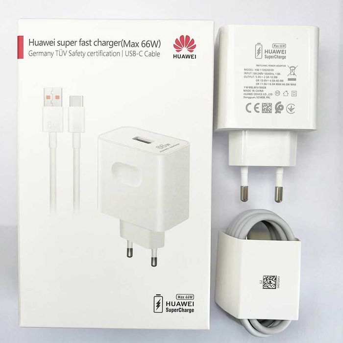 Incarcator Huawei cu cablu 66w Super Charge Quick Sigilat-Nou-Original