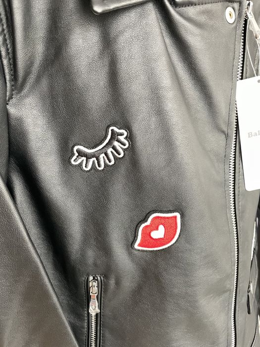 Кожено пролетно яке за момиче 8-9г.