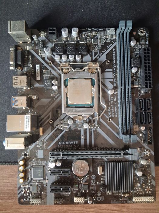 комплект i3 9100 + gigabyte h310m s2