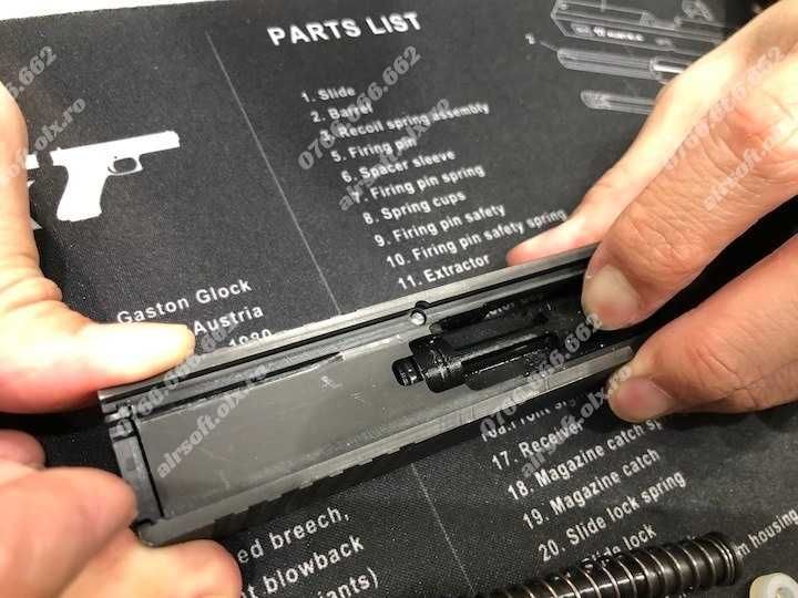 Pistol Colt [SLIDE CULISABIL] - Metal, Modificat, Arc Manual Economic!