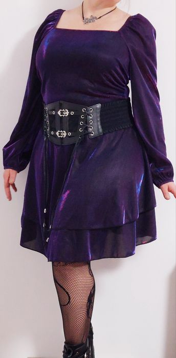 Rochie unică cu culoare grandient - full outfit