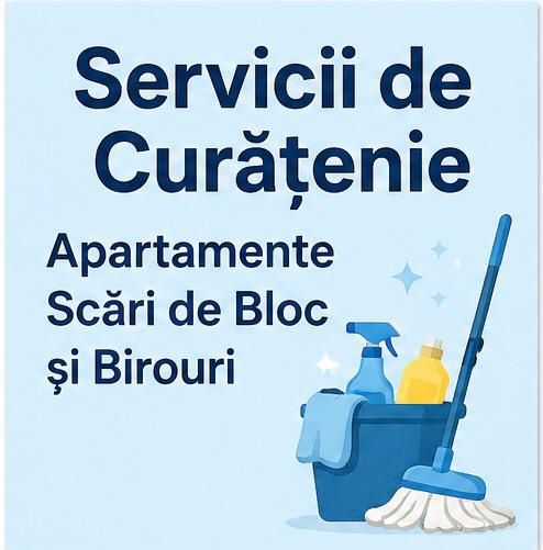 Servicii de Curățenie Apartamente Scări de Bloc Birouri