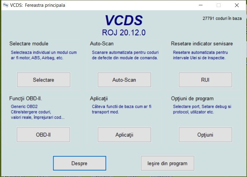 Tester Diagnoza Auto VCDS VAGCOM HEXCAN V2 Romana/Eng Garantie 1 An