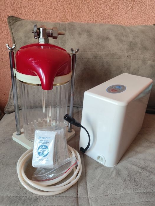 Кислородная пенка комплект +25 пакетиков смеси б/у