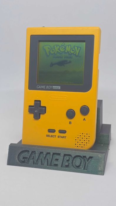 Nintendo Game Boy Pocket galben, reconditionat, carcasa originala